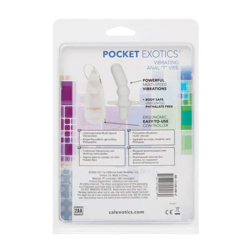 Anal CalExotics Pocket Exotics Vibrating Anal T Vibe