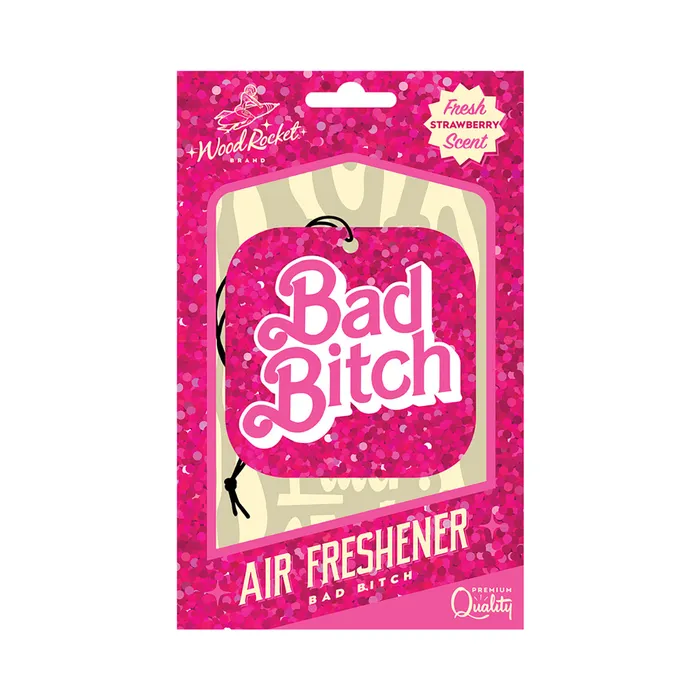 Air Freshener Bad Bitch Wood Rocket Vibrators