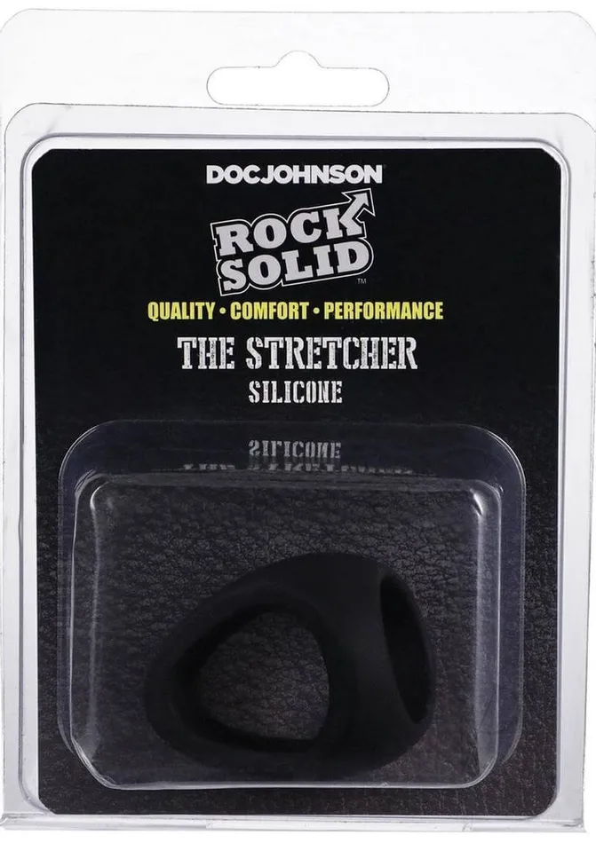Anal Doc Johnson Enterprises Rock Solid The Stretcher Silicone Ball Stretcher Black