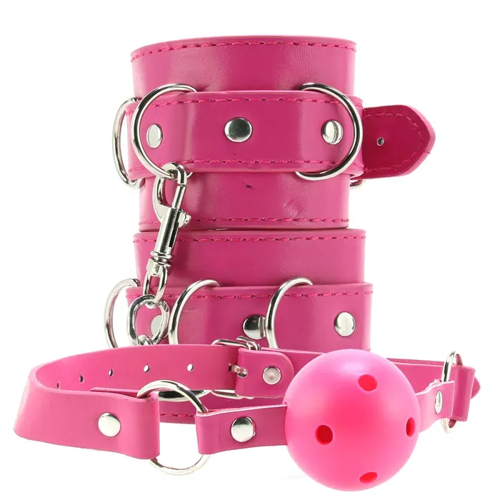 Introductory Bondage Kit 4 in Pink Shots Toys Couples Introductory Bondage Kit 4 in Pink Shots Toys Couples