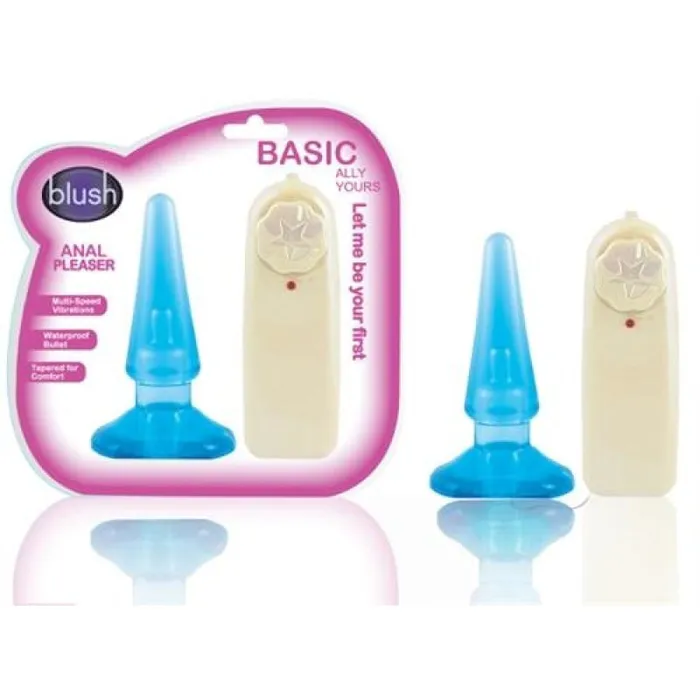 Blush Novelties Anal Anal Pleaser Blue Blush Novelties Anal Anal Pleaser Blue