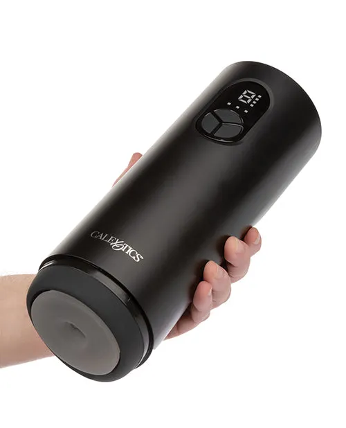 CalExotics Male Sex Toys Bionic Vibro Stroker with Oscillation Suction Black