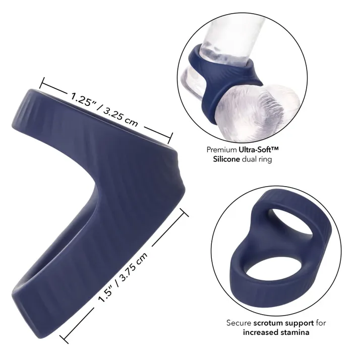 Calexotics Male Sex Toys Viceroy Max Dual Ring Calexotics Male Sex Toys Viceroy Max Dual Ring