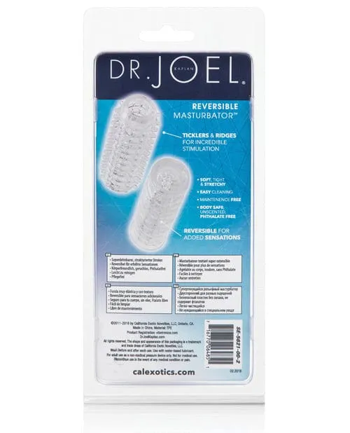 Dr Joel Kaplan Reversible Masturbator Clear Dr Joel Kaplan Male Sex Toys Dr Joel Kaplan Reversible Masturbator Clear Dr Joel Kaplan Male Sex Toys
