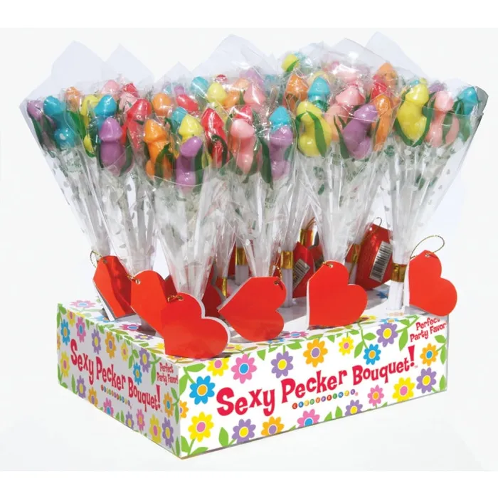 Little Genie Male Sex Toys Candy Penis Bouquet 12 Piece Display Little Genie Male Sex Toys Candy Penis Bouquet 12 Piece Display