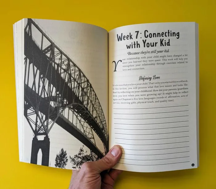 Microcosm Publishing Vibrators I Love My Queer Kid A Workbook to Affirm and Support your LGBTQ Child or Teen