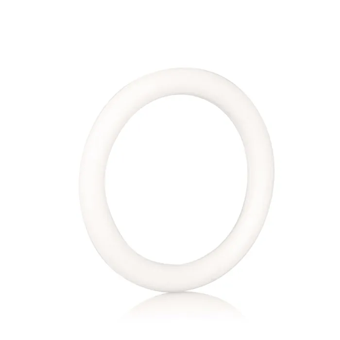 Rubber Ring Medium White CalExotics Male Sex Toys Rubber Ring Medium White CalExotics Male Sex Toys
