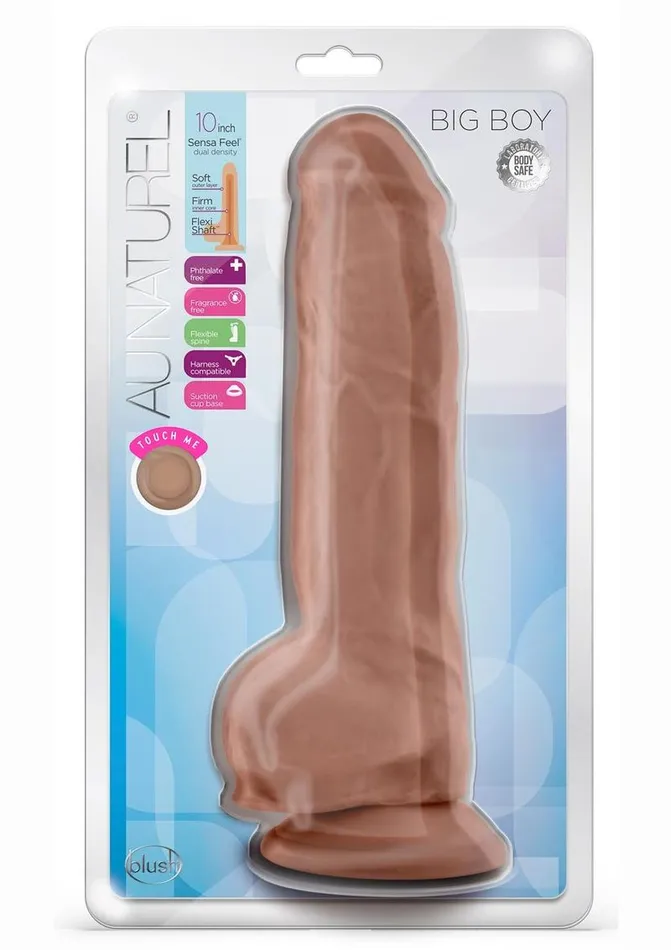 Au Naturel Female Sex Toys Au Naturel Big Boy Dildo with Balls