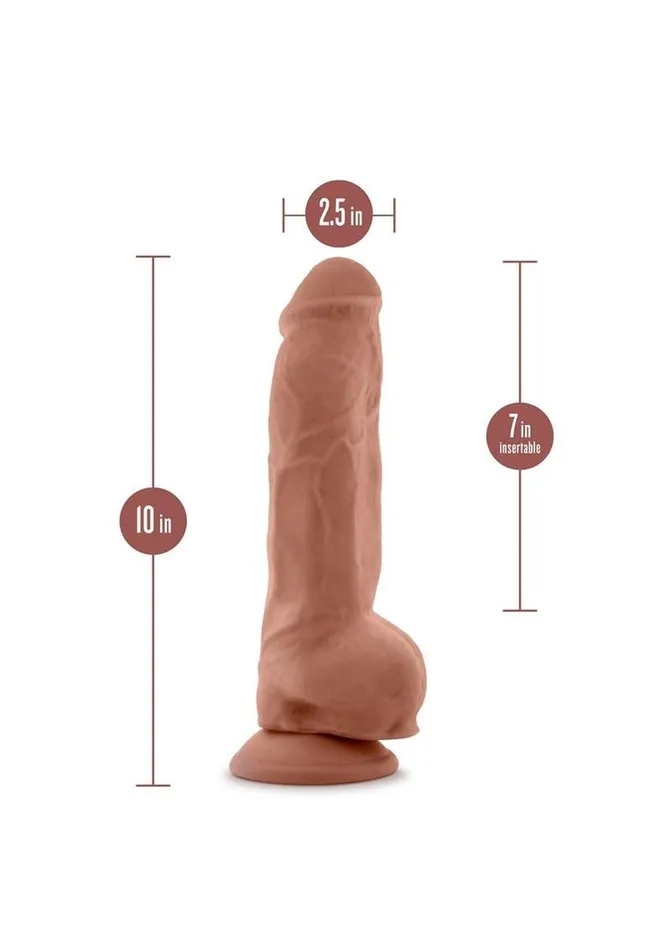 Au Naturel Female Sex Toys Au Naturel Big Boy Dildo with Balls